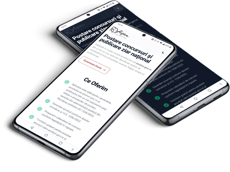 Publicare anunt posturi gov